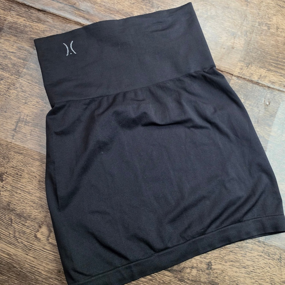YUMMIE Skirt Womens L/XL Black High Waist Seamless Tummy Control Shapewear